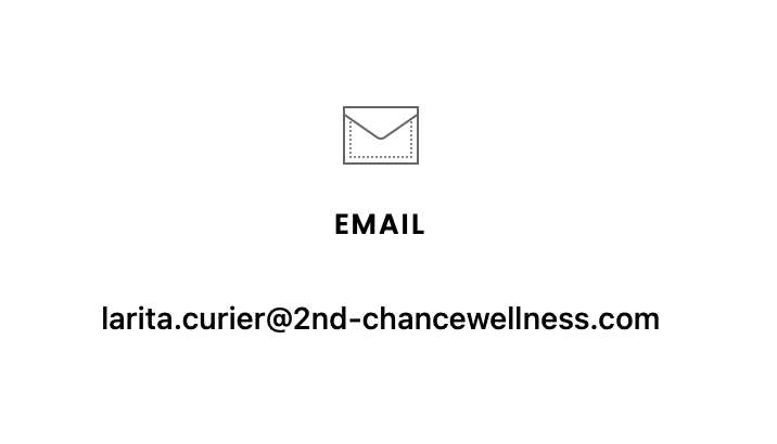 2nd Chance Wellness Email